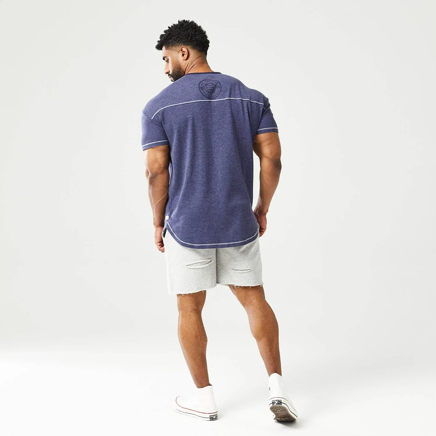 Golden Era Waffle Top Short Sleeves - Patriot Blue