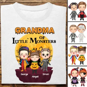 Grandma - Grandma Of Little Monsters - Personalized Unisex T-shirt