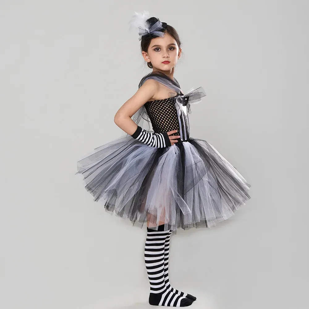 Halloween Costume Girls Carnival Party Fancy  Dance Tutu Dress