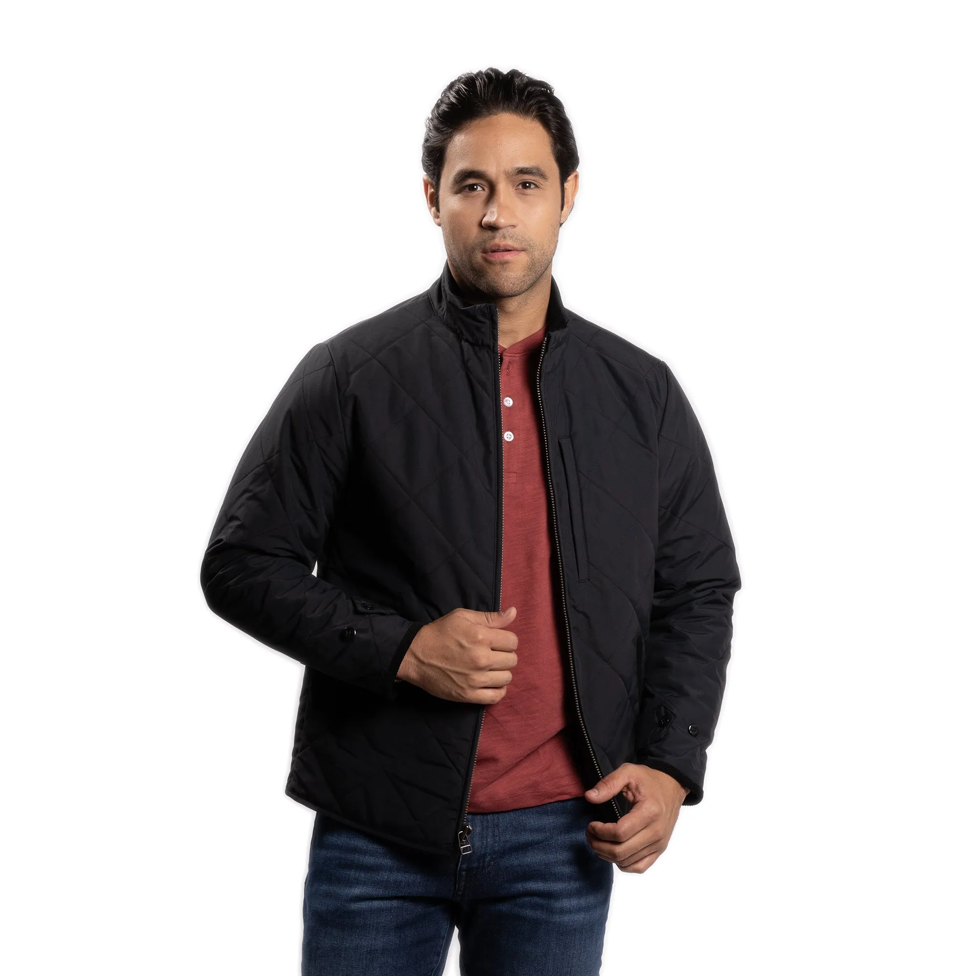 Henley Shirt Long Sleeve - Burgundy