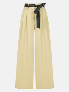 High Waist Pleated Pants