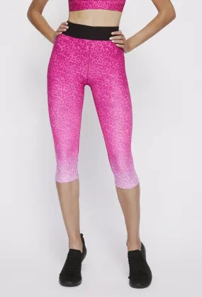 Iggy Capris Neon Pink Cheetah