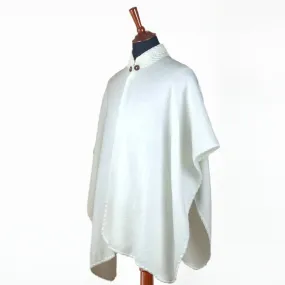 Indanza - Lightweight Baby Alpaca Cape Poncho - White - Unisex