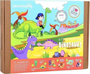 Jack In The Box 6 in 1 Craft Kits Discovering Dinosaurs