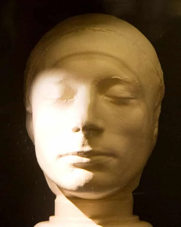 John Keats Death Cast Life Mask Death Mask