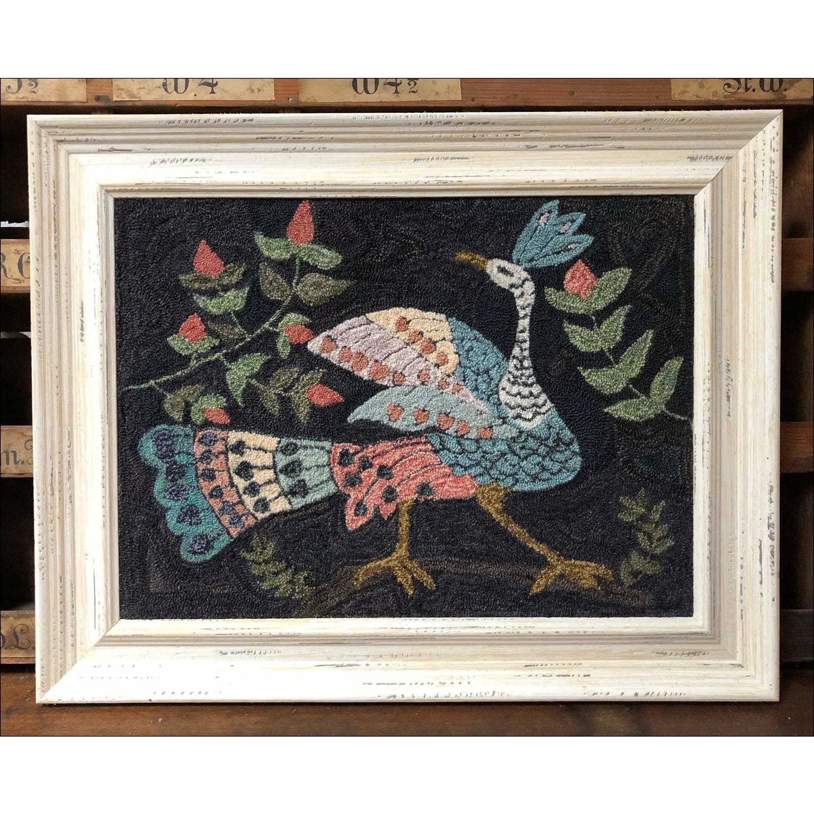 Kathy Barrick ~ One Glorious Bird Punch Needle Pattern