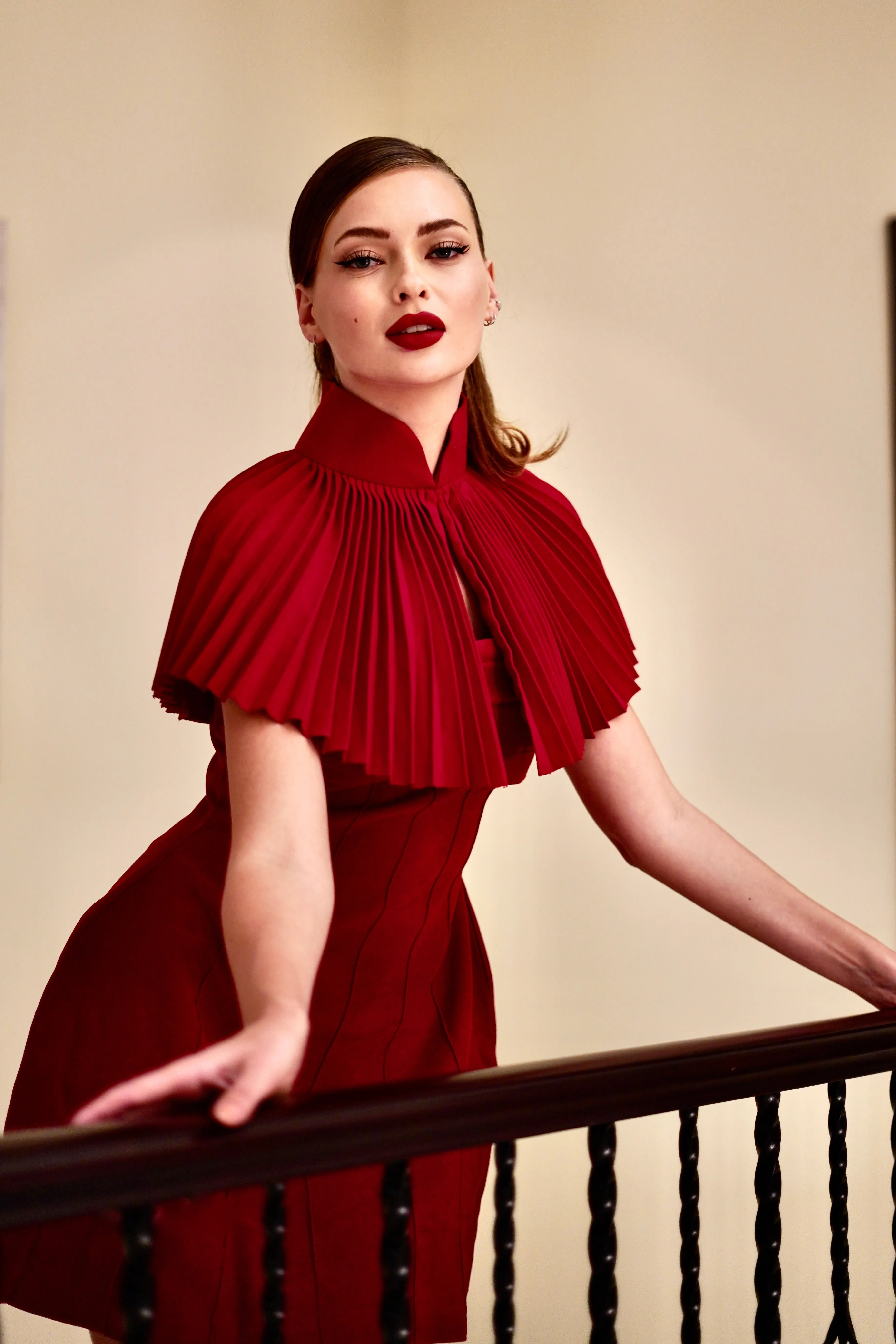 Lady in Red Mini Dress