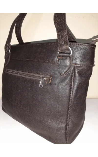 Leather tote organizer