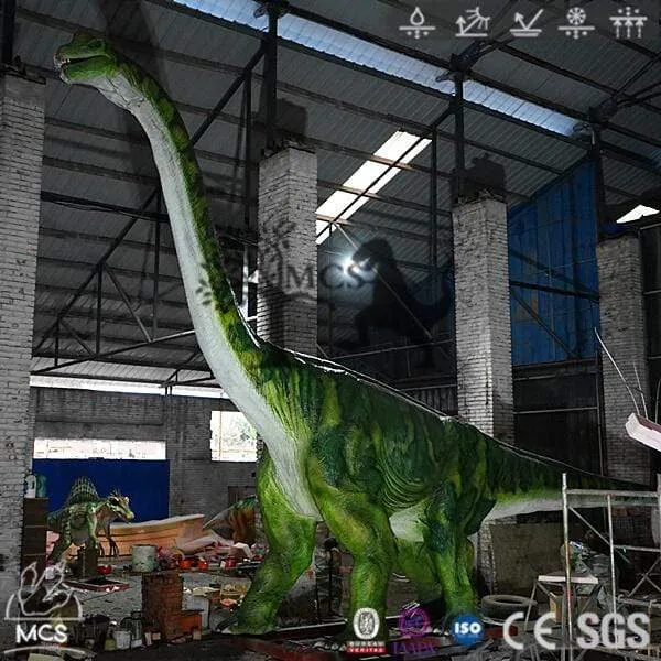 Life Size 12m Animatronic Brachiosaurus Model-MCSB004A