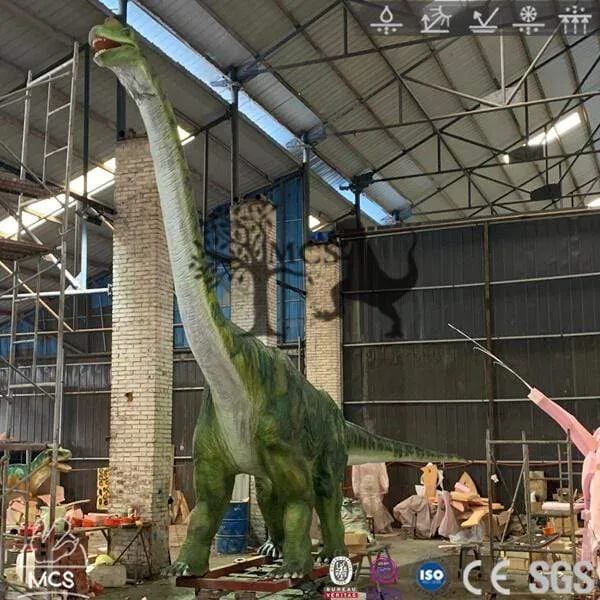 Life Size 12m Animatronic Brachiosaurus Model-MCSB004A