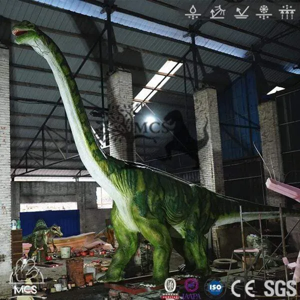 Life Size 12m Animatronic Brachiosaurus Model-MCSB004A