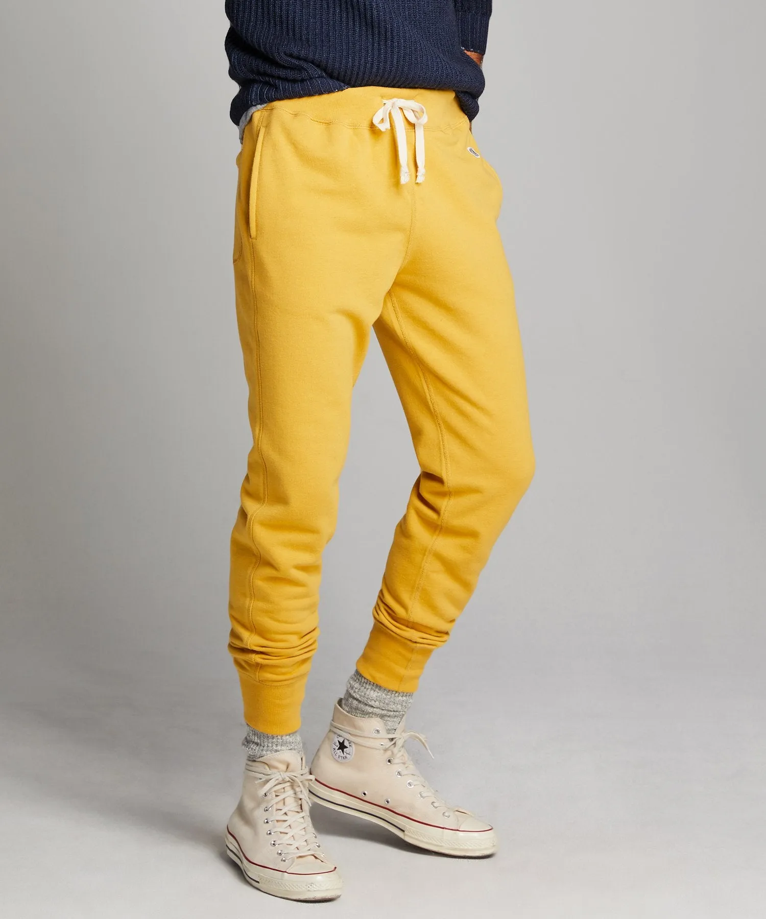 Lightweight Slim Jogger Sweatpant in Goldenrod