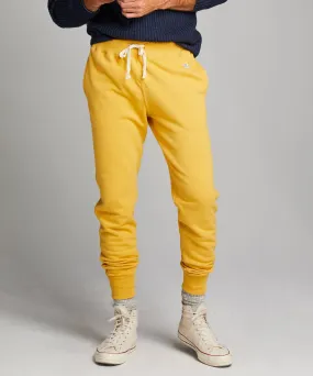 Lightweight Slim Jogger Sweatpant in Goldenrod