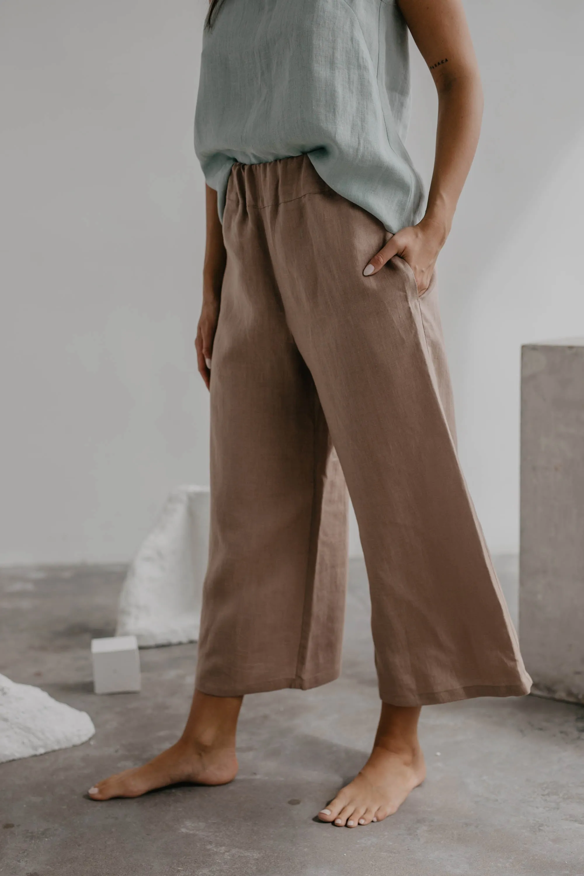 Linen pants Tokyo by AmourLinen