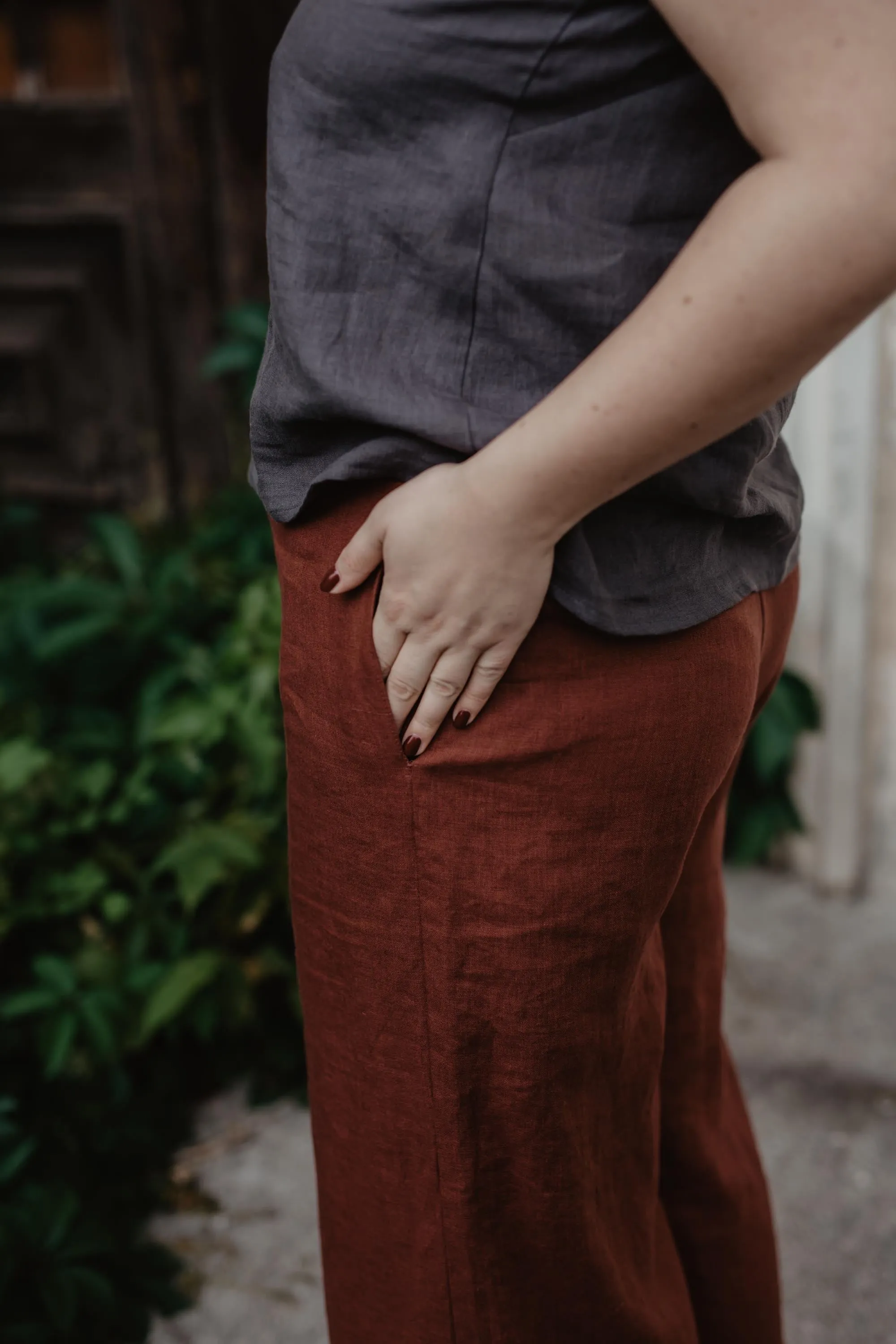 Linen pants Tokyo by AmourLinen