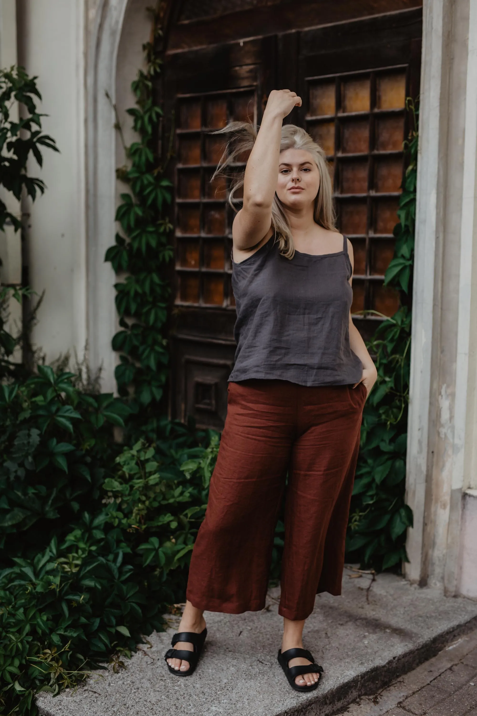 Linen pants Tokyo by AmourLinen