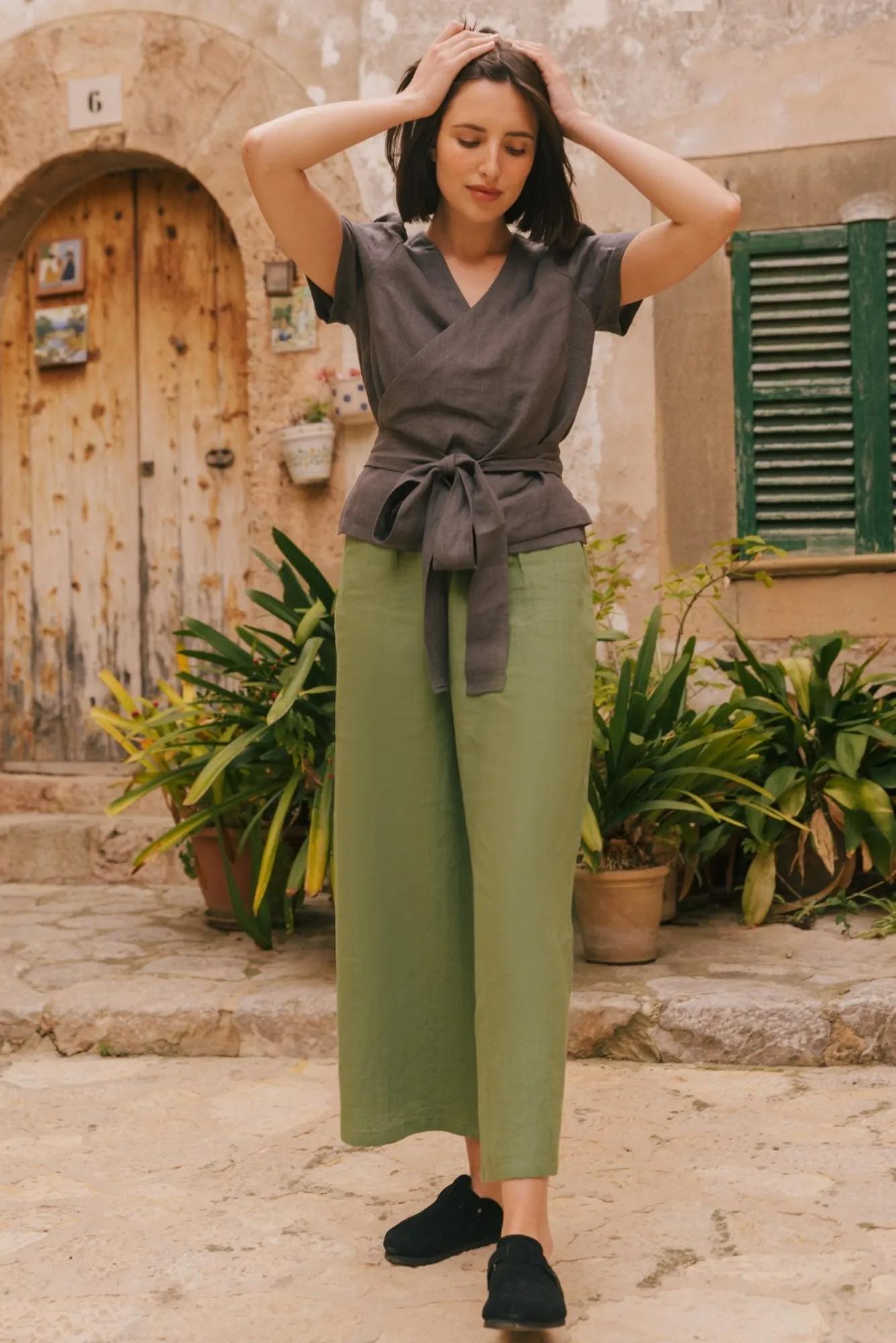 Linen pants Tokyo by AmourLinen