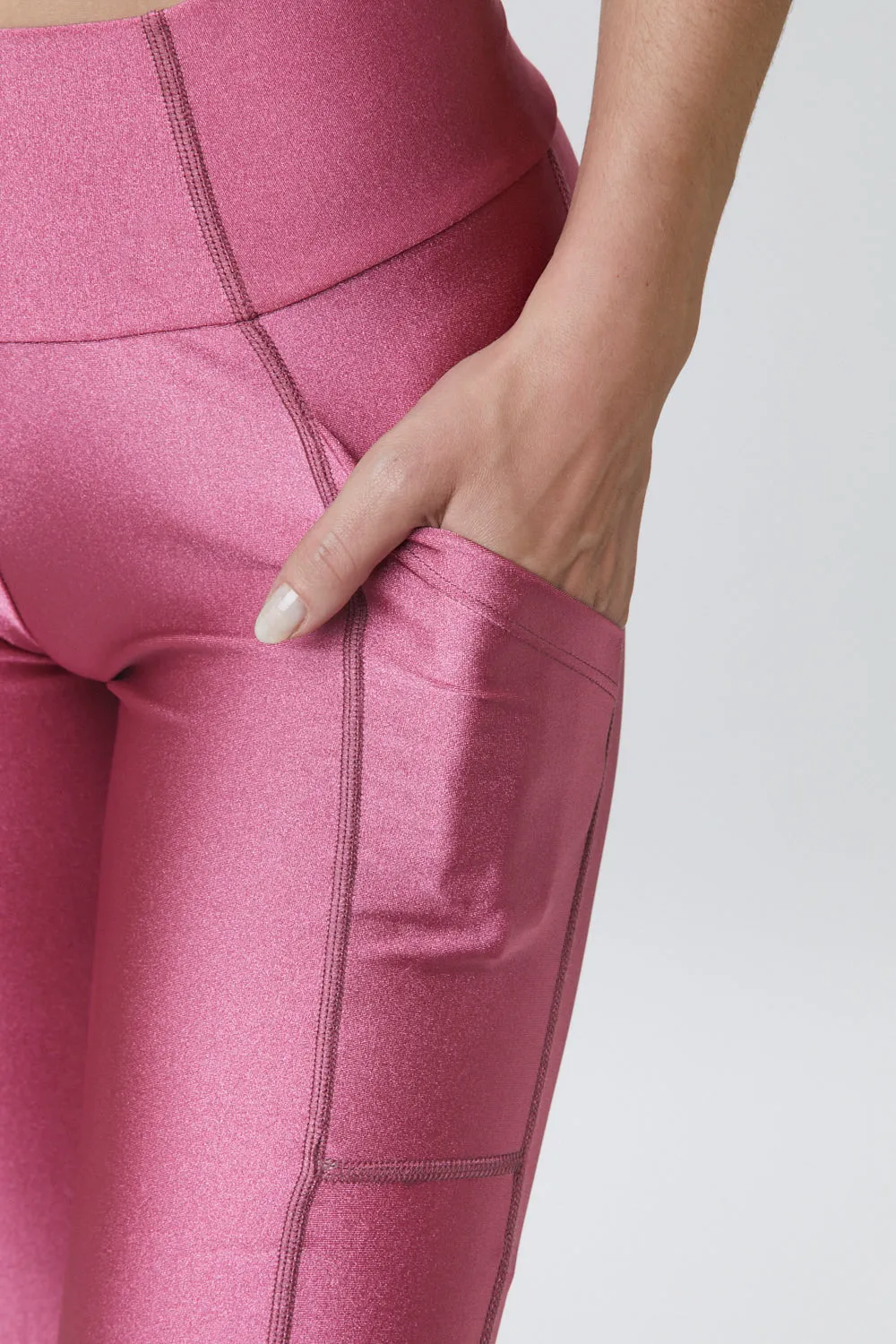 Liris Pink Shiny Leggings