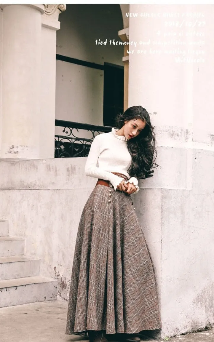 Literary Cinched High Waist Skirt   Top Set | OOTD