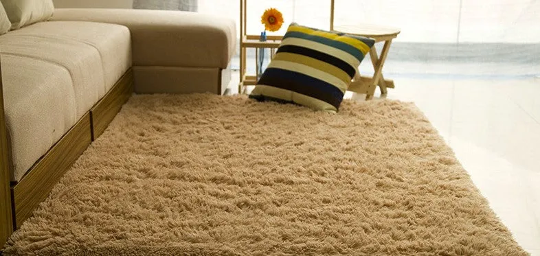 Living room coffee table bedroom bedside skin-friendly multi-zone nonslip plush carpet