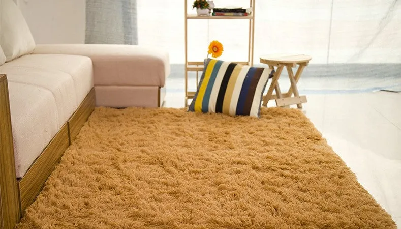 Living room coffee table bedroom bedside skin-friendly multi-zone nonslip plush carpet