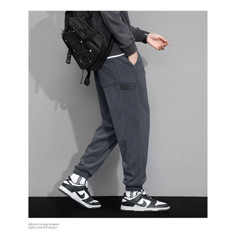 Loose Fit Chenille Corduroy Sweatpant