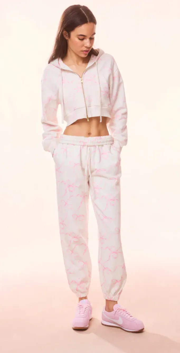 Love Shack Fancy Lillia Sweatpant Pink