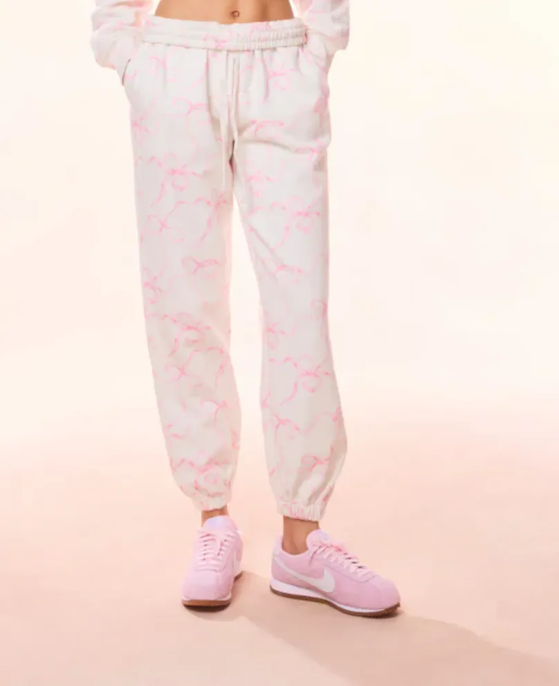 Love Shack Fancy Lillia Sweatpant Pink