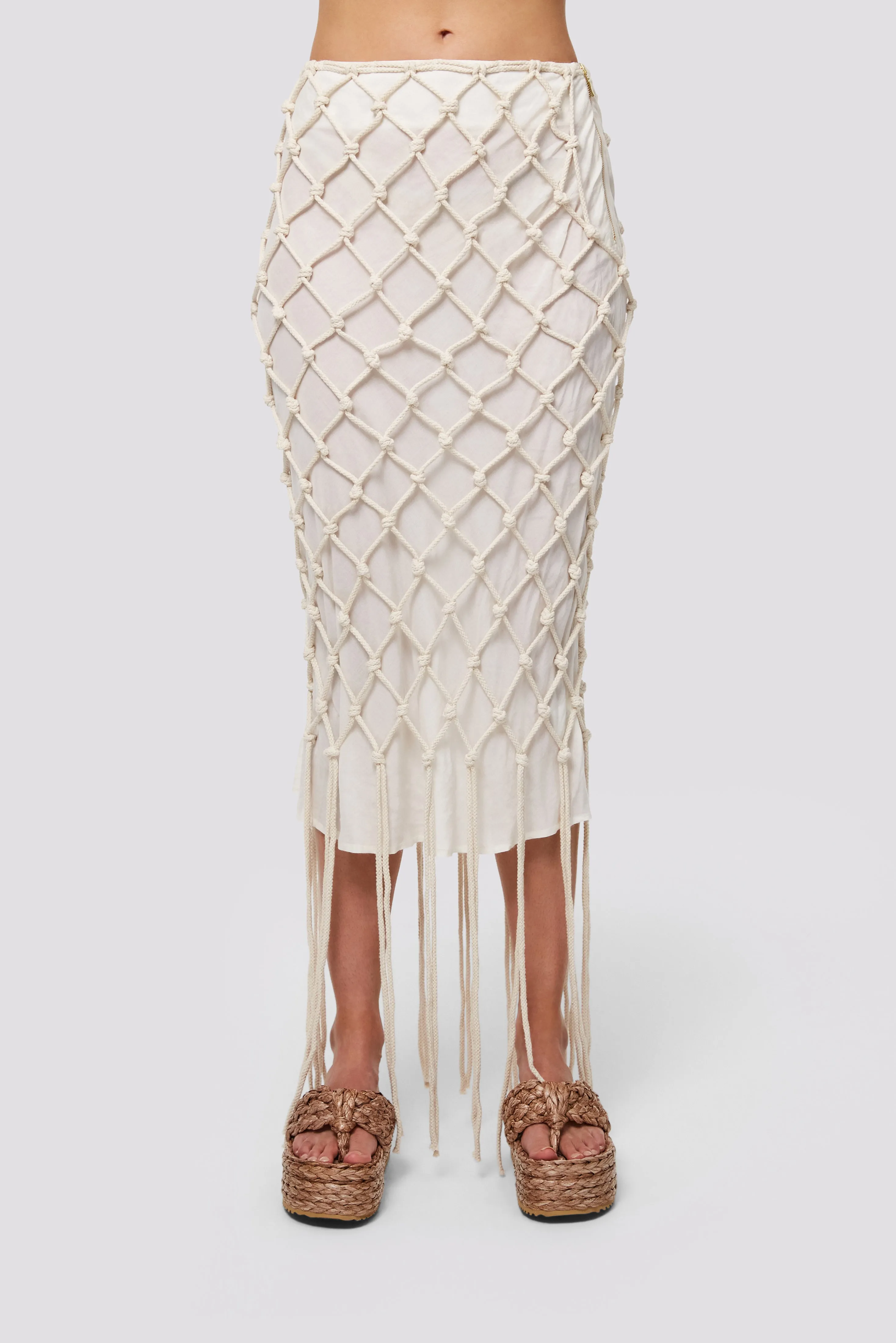 Macrame Rope Skirt - Natural