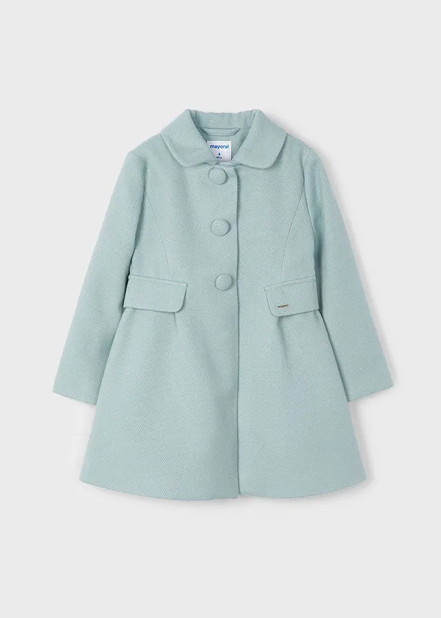 Mayoral Girls Jade Green Dressy Coat