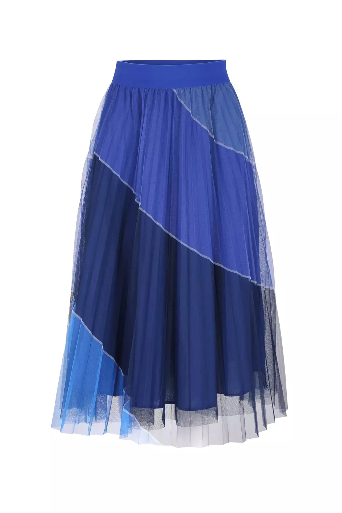 McQueen Tulle Skirt Reef Blue