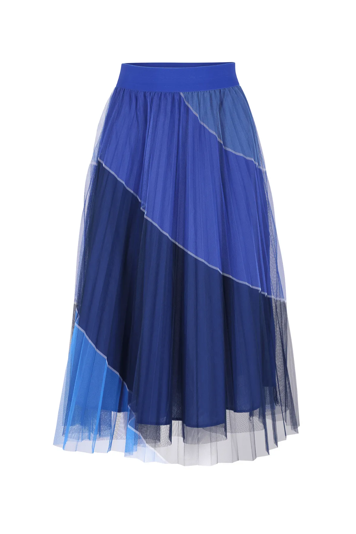 McQueen Tulle Skirt Reef Blue