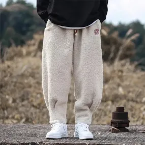 Men's Fleece Harem Pants