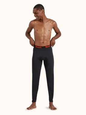 Men's Military Fleece Long Johns - Black/Red