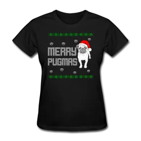 Merry Pugmas Women's T-Shirt