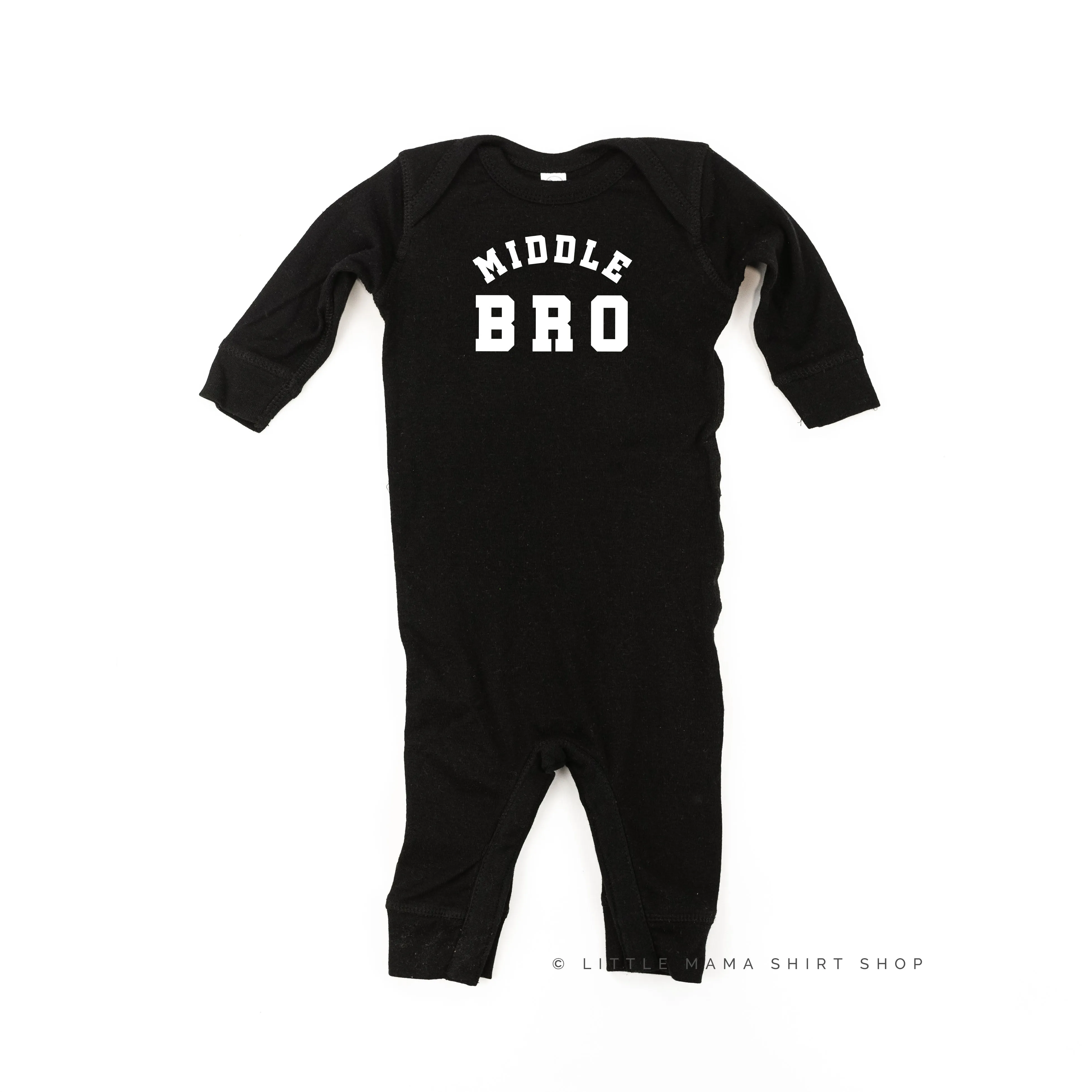 MIDDLE BRO - Varsity - One Piece Baby Sleeper