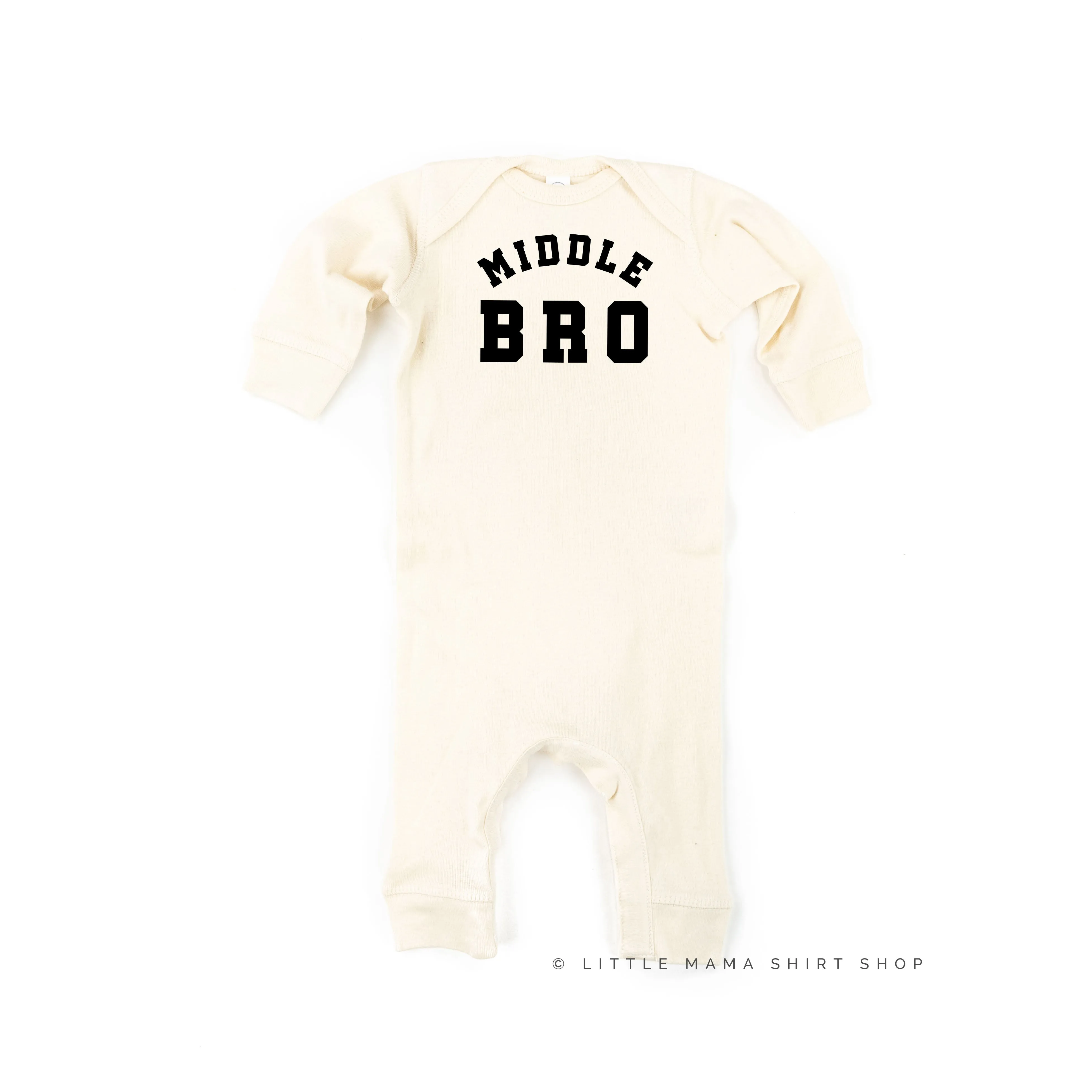 MIDDLE BRO - Varsity - One Piece Baby Sleeper