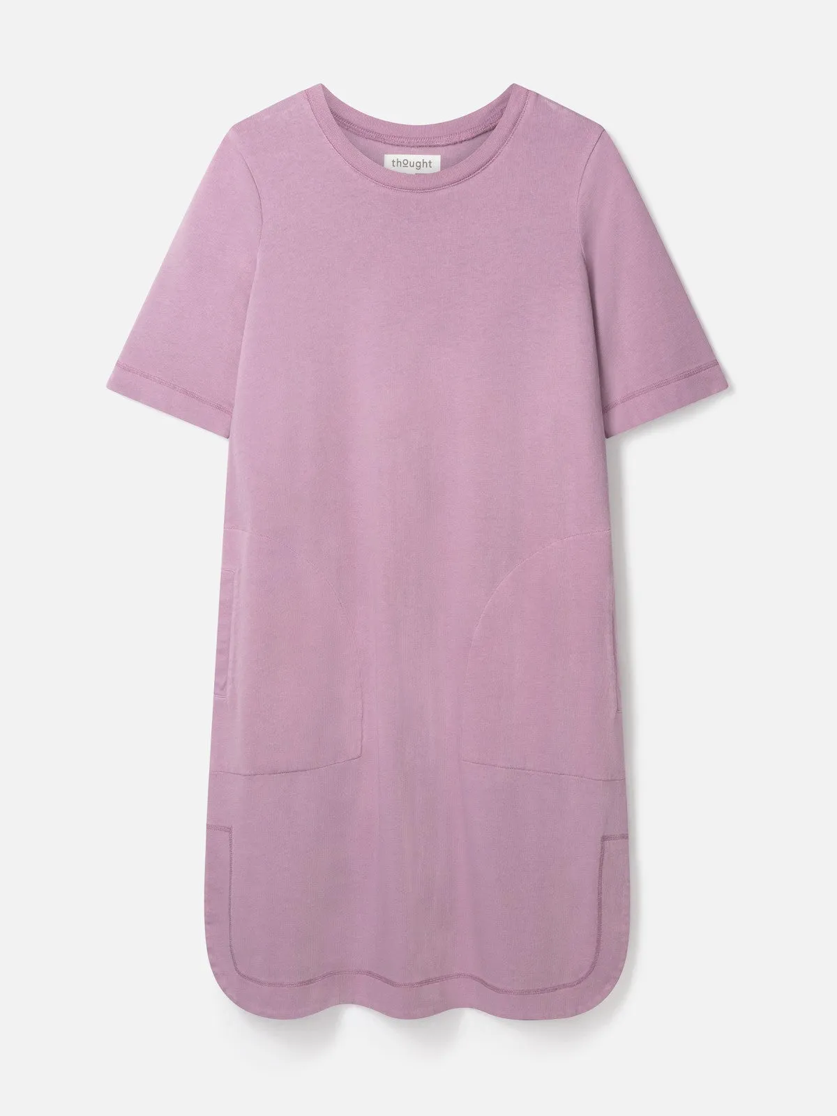 Milani  Fairtrade Organic Cotton Sweat Dress - Lilac Purple