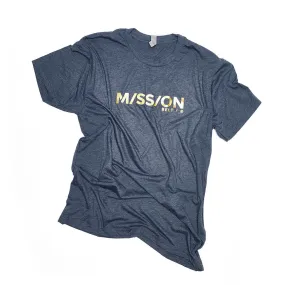 Mission Shirt, Blue / Gold