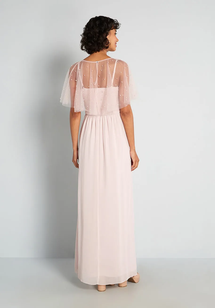 Misty Pink Perfection Maxi Dress