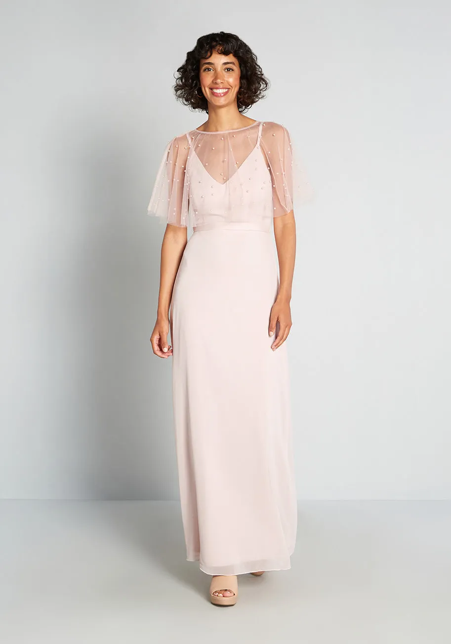 Misty Pink Perfection Maxi Dress