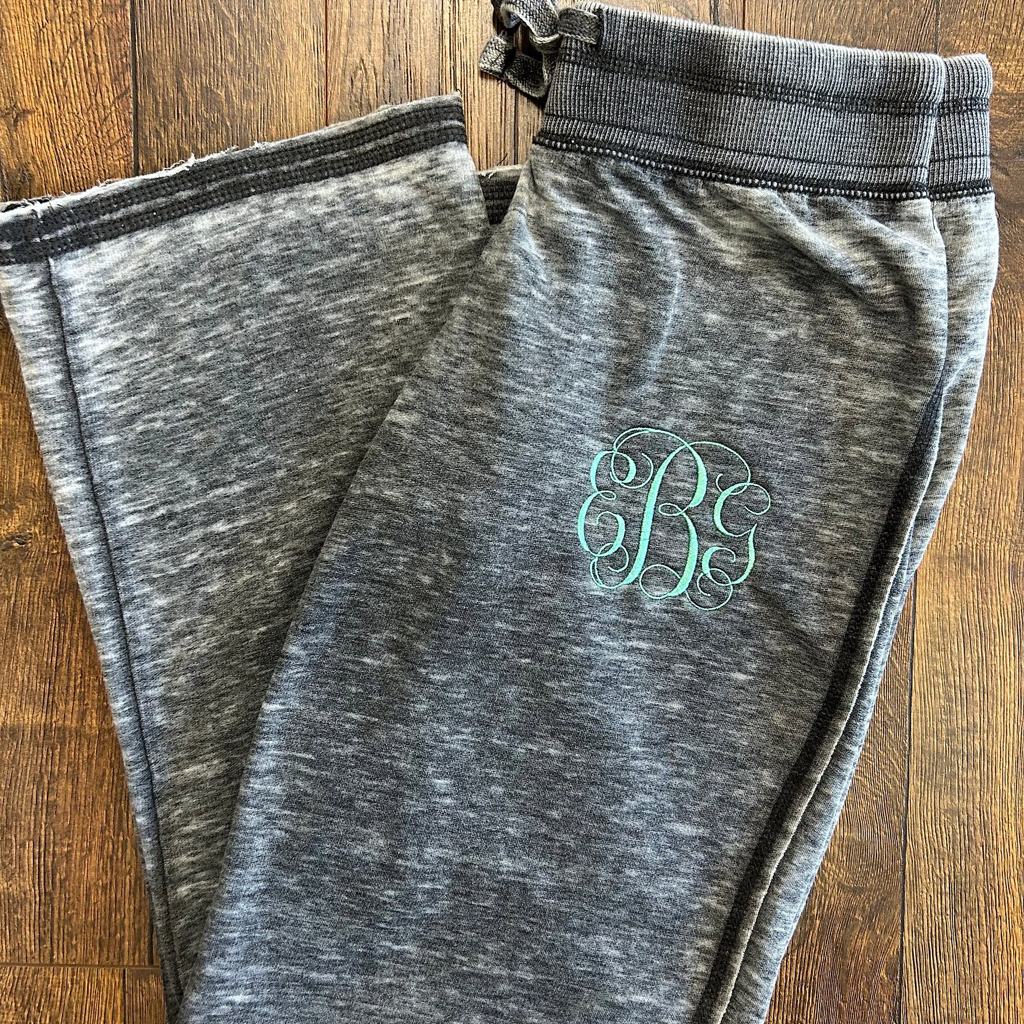 Monogrammed Ladies Sweatpants