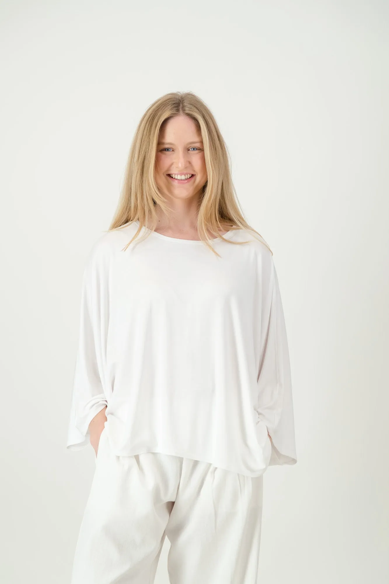 Nami Viscose Batwing Top