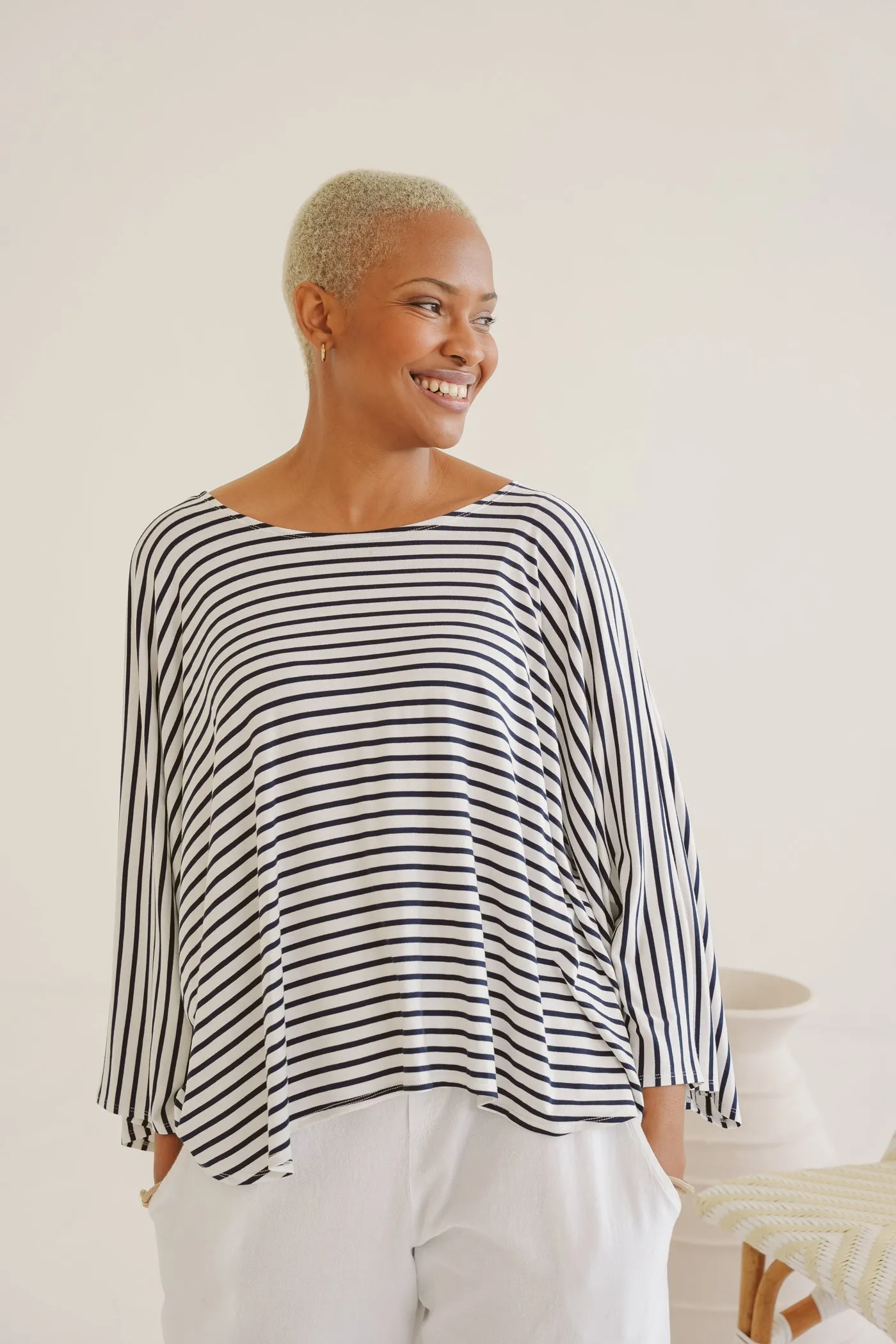 Nami Viscose Batwing Top