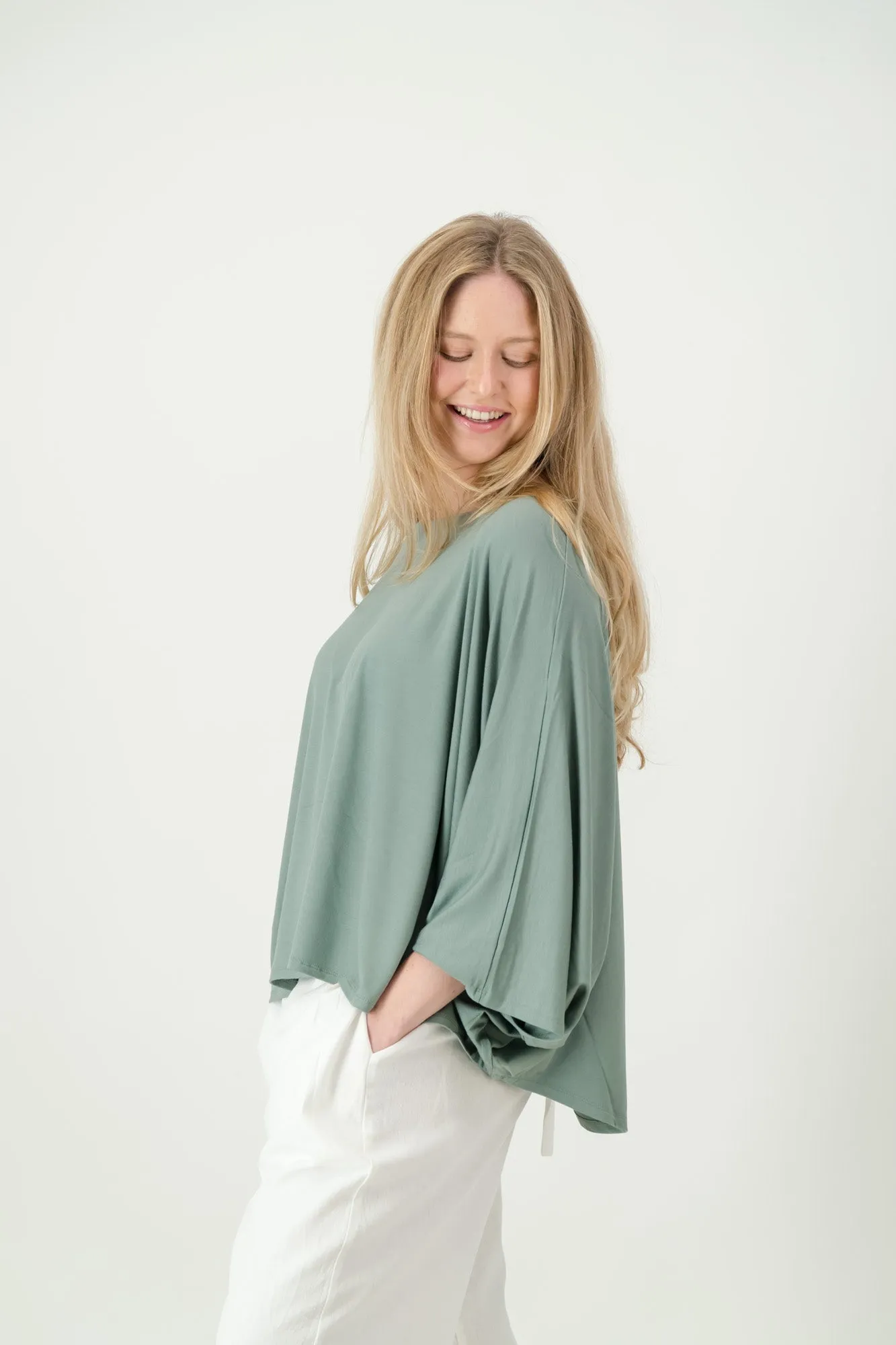 Nami Viscose Batwing Top