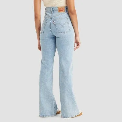 New - Levi's Women's Ultra-High Rise Ribcage Bells Flare Jeans - Bells & Whistles 32