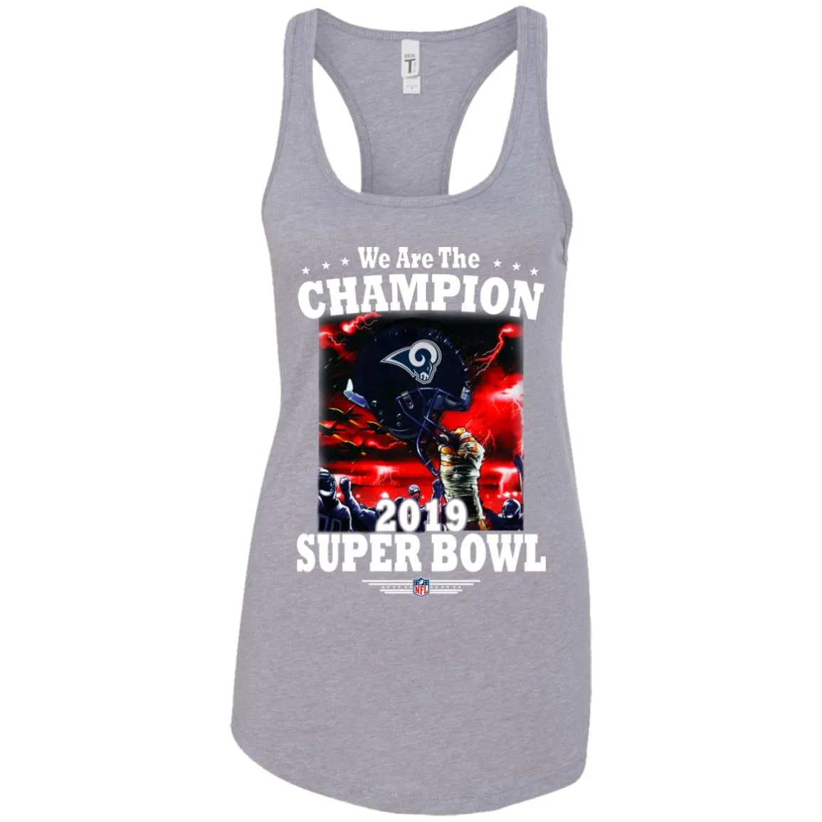 Nfl – Los Angeles Rams We Are The Champion 2019 Super Bowl Football Women Tank Top