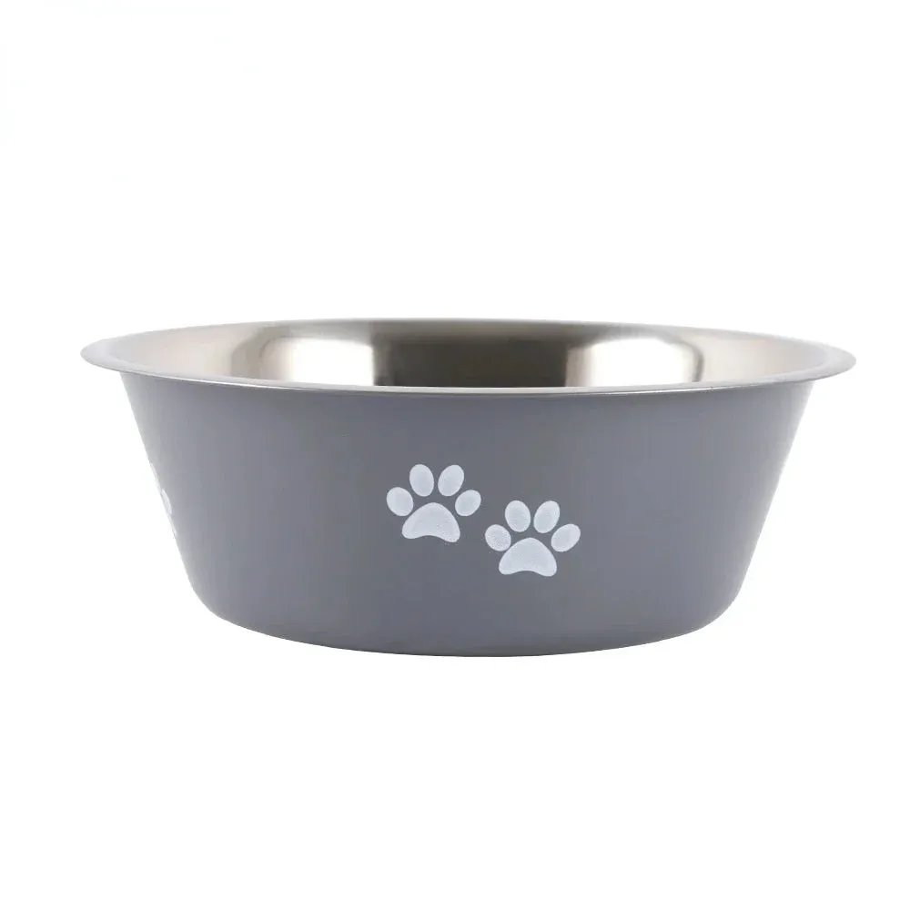 Non-slip Dog Bowls For Small Medium Large Dog Feeder Bowls And Drinkers Stainless Steel Pet Feeders Pets Dogs Accessories