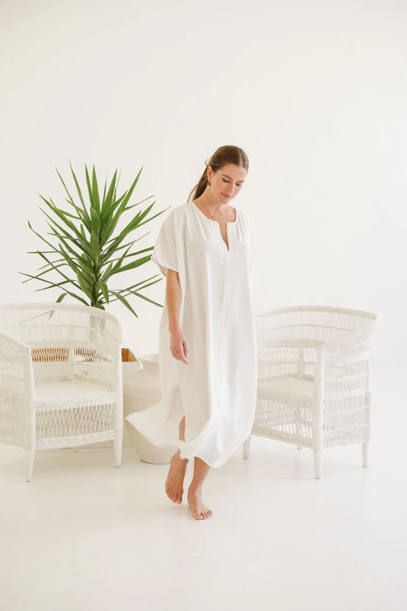 Oceanne Linen Kaftan