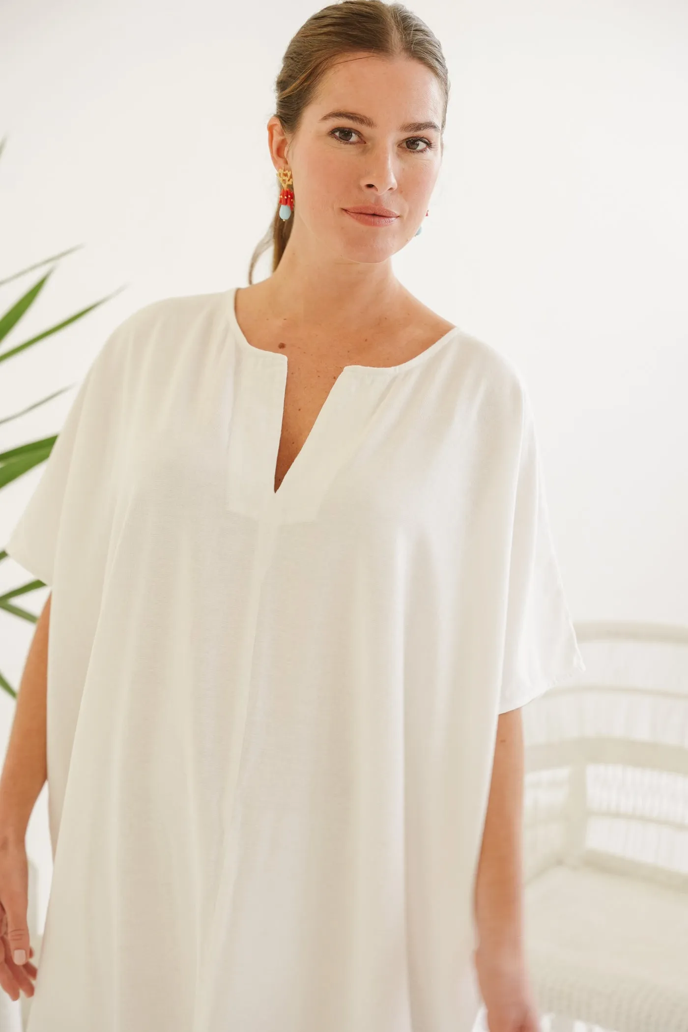 Oceanne Linen Kaftan